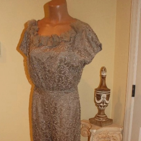 Anthropologie Dresses & Skirts - Gorgeous Anthropologie Beaded Jumpsuit Size 6